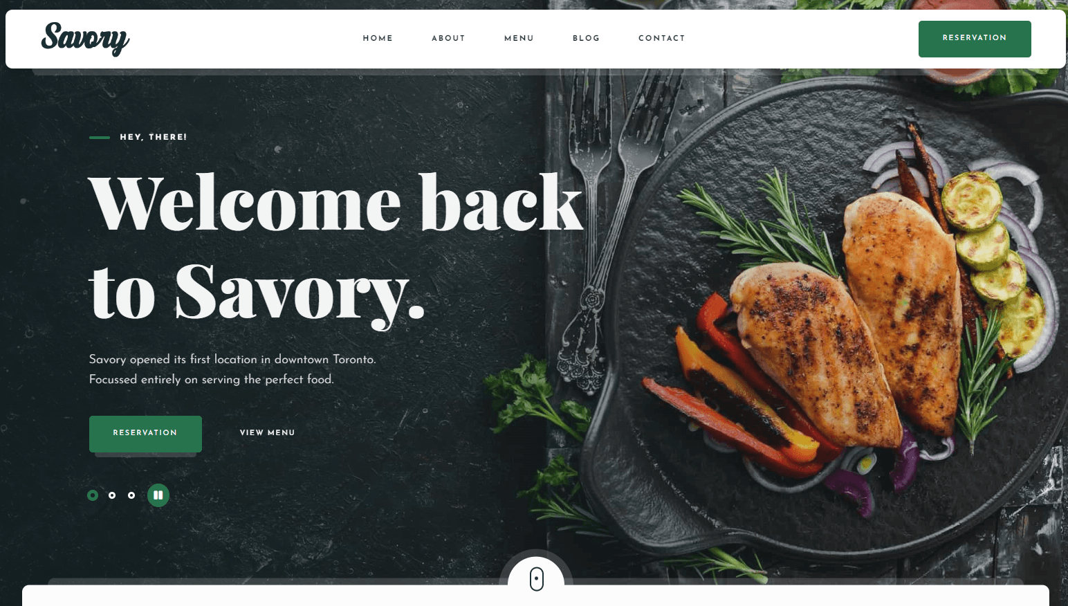 Savory Website